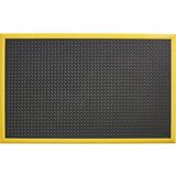 Notrax Podloga za preprečevanje utrujenosti Diamond Flex™, DxŠ 1630 x 970 mm, črne / rumene barve | Shoptok.si