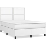  The Living Store Box spring postelja z vzmetnico bel 140x200 cm umetno usnje - Box Spring Postelja, (21445695) | Shoptok.si