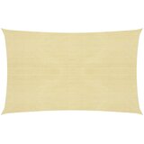vidaXL Jedro za zaštitu od sunca 160 g/m² bež 2 x 5 m HDPE | shoptok.hr