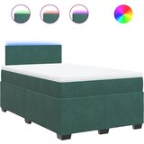 The Living Store Box spring postelja z vzmetnico temno zelen 120x190 cm žamet - Box Spring Postelja, (21492301) | Shoptok.si