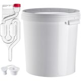KADAX Fermentacijska posoda 33L vedro za vino, liker, pivo, jabolčnik + plutasta tuba, (5000355471) Cene