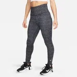 Nike Sportske hlače bazalt siva / crna