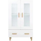  Visoka omarica bela 70x31x115 cm inženirski les, (20600700) | Shoptok.si