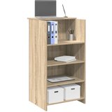 vidaXL Recepcijski stol sonoma hrast 55x50x103,5 cm izrađeno drvo Cijene
