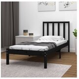  Za krevet od borovine crni 75 x 190 cm 2FT6 jednokrevetni | shoptok.hr
