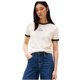 Tommy Hilfiger bela ženska majica THWW0WW44586-AEF