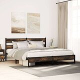 vidaXL metalni okvir kreveta bez madraca boja hrasta 180x200 cm | shoptok.hr