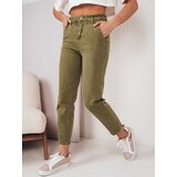 DStreet Spodnie damskie mom fit FINN zielone | Shoptok.si
