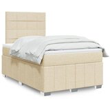  Krevet box spring s madracem krem 120 x 190 cm od tkanine | shoptok.hr