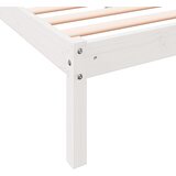 Okvir kreveta bez madraca bijeli 100x210 cm masivna borovina | shoptok.hr