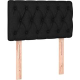Box spring postelja z vzmetnico črna 80x200 cm blago, (20723472) | Shoptok.si