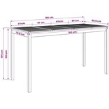  Stol za bar u vrtu Bijela 196 x 80 5 x 105 cm - Bijela 196 x 80 5 x 105 cm | shoptok.hr