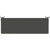  Jastučić za klupu SOEST 100% poliester Antracit 150 x 50 x 8 cm Slike