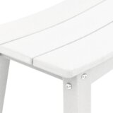 vidaXL 3-delni vrtni bar set bela HDPE | Shoptok.si