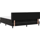 Box Postelja z vzmetnico Črna 180x200 cm Žamet, (22052905) | Shoptok.si