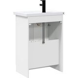  Set namje&amp;scaron;taja za kupaonicu Bijela 56 x 37,5 x 81 cm Slike