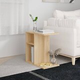 Furnova Stranska mizica sonoma hrast 50x30x50 cm iverna plošča, (21914152) Cene