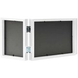 vidaXL Trodijelni okvir za fotografije bijeli 22x15 cm + 2x (10x15 cm) | shoptok.hr