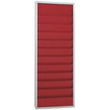EICHNER načrtovalna tabla, z 10 vodili, dve vrsti, vxšxg 1280 x 554 x 74 mm, rdeča Cene