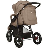  Otroški voziček taupe jeklen | Shoptok.si