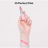 Shiseido Technosatin Pink satenasti ruž za usne nijansa 01 Perfect Pink 3.3 g | shoptok.hr