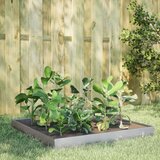  Povišena vrtna gredica 100 x 100 x 18,5 cm pocinčani čelik | shoptok.hr