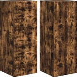 TV zidni ormar Zidne 2 pcs Dimljeni hrast 30 x 31 x 80 cm | Eponuda.com