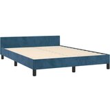  Za krevet s uzglavljem tamnoplavi 140x190 cm baršunasti | shoptok.hr