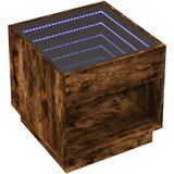  Stolić s beskonačnim LED svjetlima boja hrasta 50x50x50 cm | Eponuda.ba