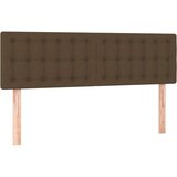  Box spring postelja z vzmetnico temno rjava 140x200 cm blago, (20725560) | Shoptok.si