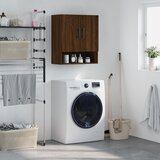 Maison Chic Stenska omarica - Zidna omarica rjavi hrast 60x31x70 cm inženirski les iu808, (22062829) | Shoptok.si