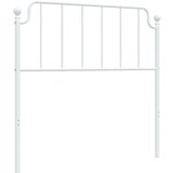  The Living Store Kovinsko vzglavje belo 100 cm - Vzglavje, (21448547) | Shoptok.si