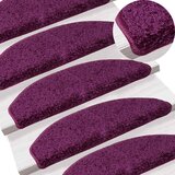  Prostirke za stepenice 20 kom 65x21x4 cm ljubičaste poluokrugle velike | Shoptok.si