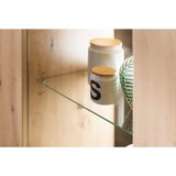 Livetastic VISOKA KOMODA, antracit, barve hrasta | Shoptok.si