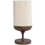 Light & Living Temno rjava namizna svetilka s tekstilnim senčilom (višina 50 cm) Dania – | Shoptok.si