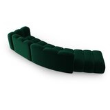 Micadoni Home Temno zelena kotna sedežna garnitura (desni kot) Lupine – | Shoptok.si