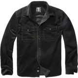 Brandit Corduroy Classic Shirt Long Sleeve black