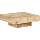  Stolić za kavu 80 x 80 x 28 cm od masivnog drva manga | Eponuda.com
