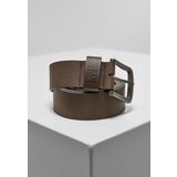 Urban Classics Accessoires Leather Imitation Belt brown Cene