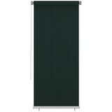  Vanjska roleta za zamračivanje 100 x 230 cm tamnozelena HDPE | shoptok.hr