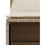  5-dijelni vrtni set sofa s jastucima bež od poliratana | shoptok.hr