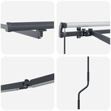 Nadstrešnica s Ručna Antracit 6 x 3 m Metal | shoptok.hr