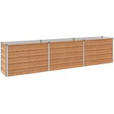  Povišeni vrtni krevet Drvena smeđa 240 x 40 x 55 cm | shoptok.hr