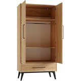 Pinio Otroška garderobna omara v dekorju bukve v naravni barvi 100x200 cm Retro – | Shoptok.si