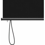 Rolo zavjesa Crna 100 x 250 cm Tkanina i aluminij | Shoptok.si
