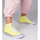 Gemre Yellow Classic High-Top Sneakers Kattin | Shoptok.si