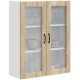  Zidni stakleni ormarić Sonoma hrast 80 x 31 x 100 cm | shoptok.hr