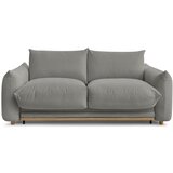 Bobochic Paris Siva raztegljiva sedežna garnitura 214 cm Ernest – | Shoptok.si
