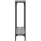  Konzolni stol siva boja hrasta 75x22,5x75 cm konstruirano drvo | shoptok.hr