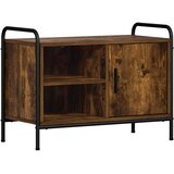  TV ormar 133 x 33 x 50 cm Dimljeni hrast Konstruirano drvo Slike